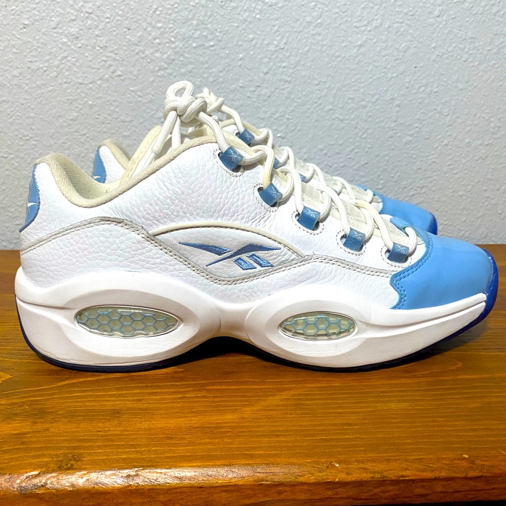 Reebok Question Low Fluid UNC Blue White Size 12